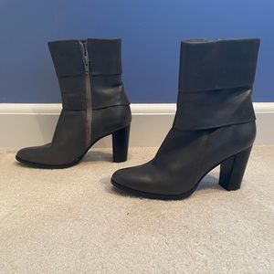 Gray High Heel Boot size 6.5